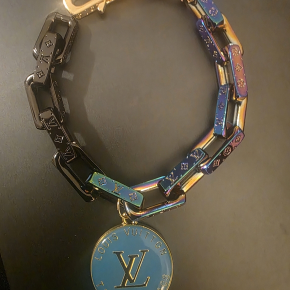 Louis Vuitton Jewelry - Upcycled Louis Vuitton Multicolor Chain Bracelet